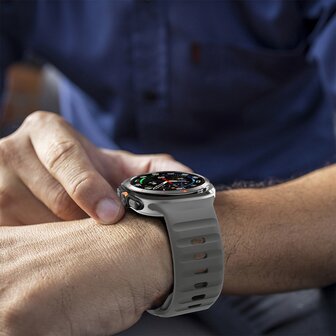 Wave Silikonarmband - Dunkelgrau - Samsung Galaxy Watch Ultra 47mm