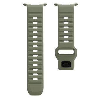 Wave Silikonarmband - Dunkelgr&uuml;n - Samsung Galaxy Watch Ultra 47mm