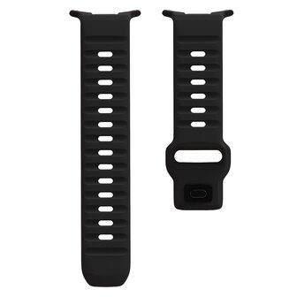 Wave Silikonarmband - Schwarz - Samsung Galaxy Watch Ultra 47mm