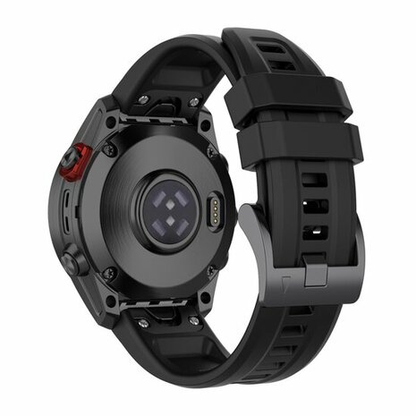 Silikon-Sportarmband - Schwarz - Garmin Fenix 8 / 8 Pro - 51mm