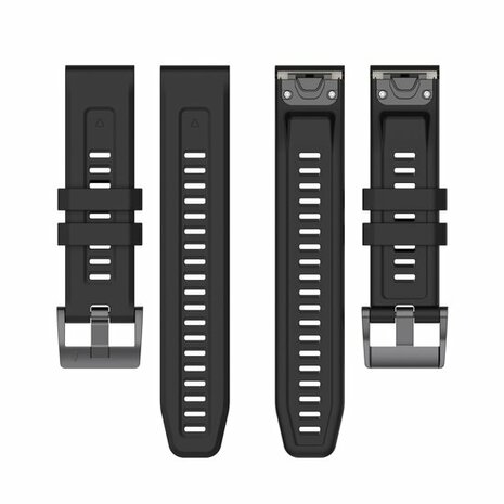Silikon-Sportarmband - Schwarz - Garmin Fenix 8 / 8 Pro - 51mm