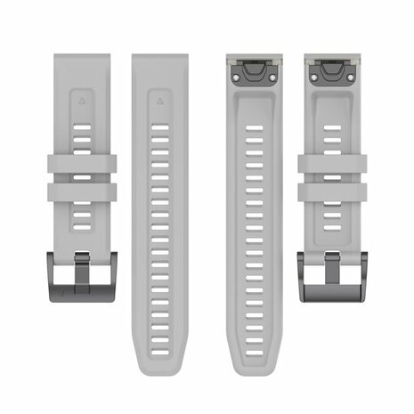 Silikon-Sportarmband - Grau - Garmin Fenix 8 / 8 Pro - 51mm