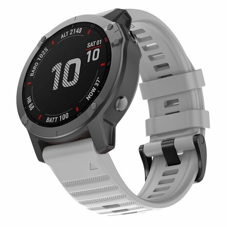Silikonband - Grau - Garmin Fenix 8 / 8 Pro - 51mm
