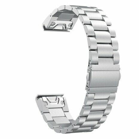 Stahlgliederarmband - Silber - Garmin Fenix 8 / 8 Pro - 51mm