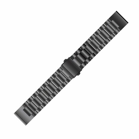 Stahlgliederarmband - Schwarz - Garmin Fenix 8 / 8 Pro - 51mm