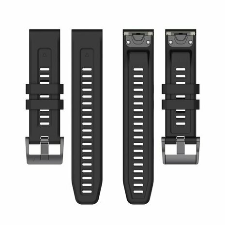 Silikon-Sportarmband - Schwarz - Garmin Fenix 8 / 8 Pro - 47mm