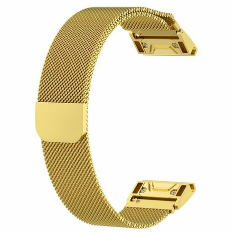 Milanaise Armband - Gold - Garmin Fenix 8 - 43mm
