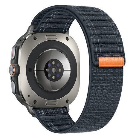 Nylon Wave Armband - Dunkelblau - Samsung Galaxy Watch Ultra 47mm