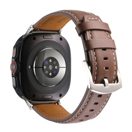 Premium-Lederarmband - Braun - Samsung Galaxy Watch Ultra Armbänder - 47mm