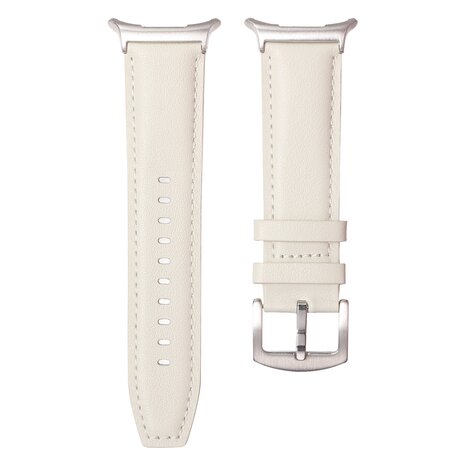 Premium-Lederarmband - Creme-Weiß - Samsung Galaxy Watch Ultra Armbänder - 47mm