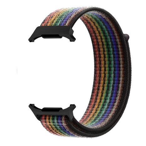 Nylon Loop Armband - Mehrfarbig dunkel - Samsung Galaxy Watch Ultra 47mm