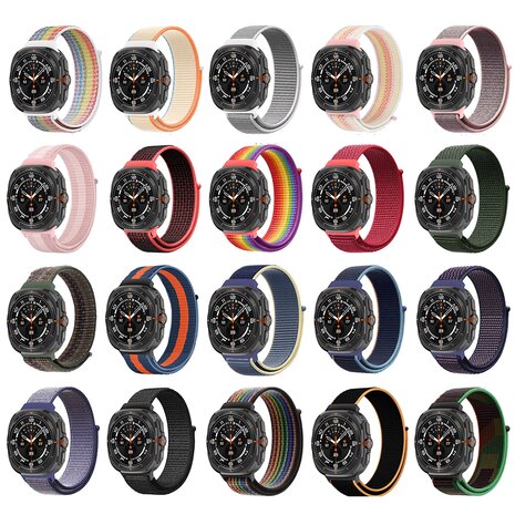 Nylon Loop Armband - Grün - Samsung Galaxy Watch Ultra 47mm