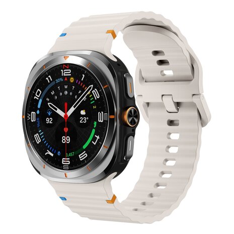 Wave Sport Band - Starlight Creme - Samsung Galaxy Watch Ultra 47mm