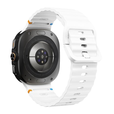 Wave Sport Band - Weiß - Samsung Galaxy Watch Ultra 47mm