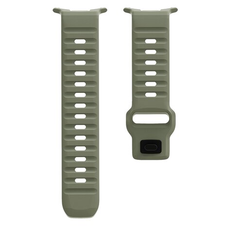 Wave Silikonarmband - Dunkelgrün - Samsung Galaxy Watch Ultra 47mm