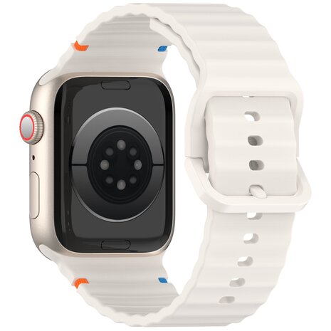 Wave Sportband - Starlight / Sternenlicht - Geeignet für Apple Watch 38mm / 40mm / 41mm / 42mm