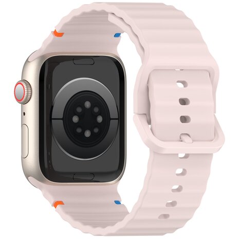 Wave Sportband - Pink - Geeignet für Apple Watch 38mm / 40mm / 41mm / 42mm