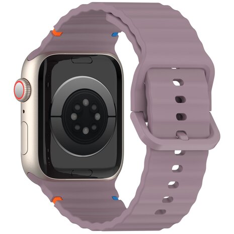 Wave Sportband - Soft Purple - Geeignet für Apple Watch 44mm / 45mm / 46mm / 49mm