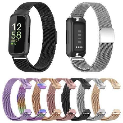 Fitbit Inspire 3 - Milanaise Armband - Flieder
