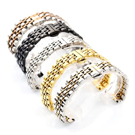 Metallgliederarmband - Vintage gold - Garmin Lily 2