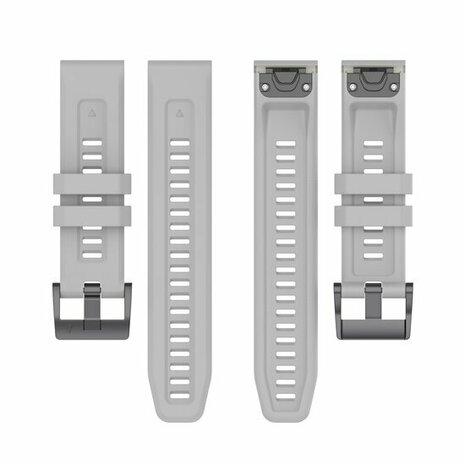 Silikon-Sportband - Grau - Garmin Fenix 8 - 43mm