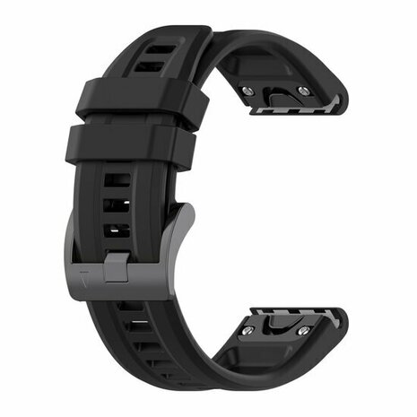 Silikon-Sportarmband - Schwarz - Garmin Fenix 8 - 43mm