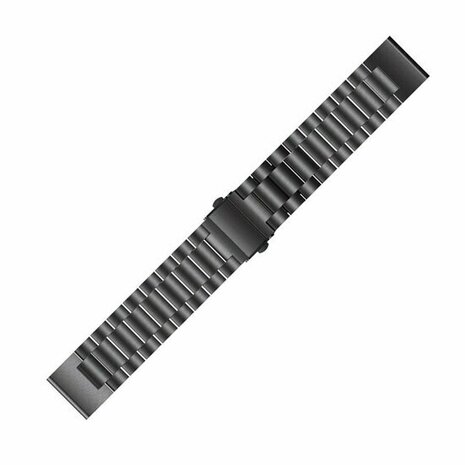 Stahlgliederarmband - Schwarz - Garmin Fenix 8 - 43mm
