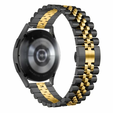 Stahlband - Schwarz mit Gold - Garmin Vivoactive 4 / 4L
