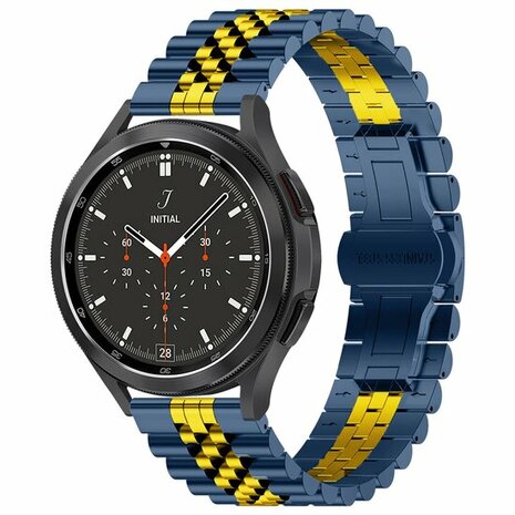 Stahlband - Dunkelblau mit Gold - Garmin Vivoactive 4 / 4L