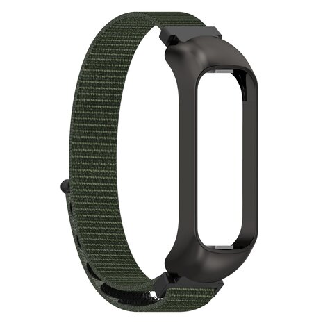 Nylon Sport Loop Armband - Dunkelgrün - Samsung Galaxy Fit 2
