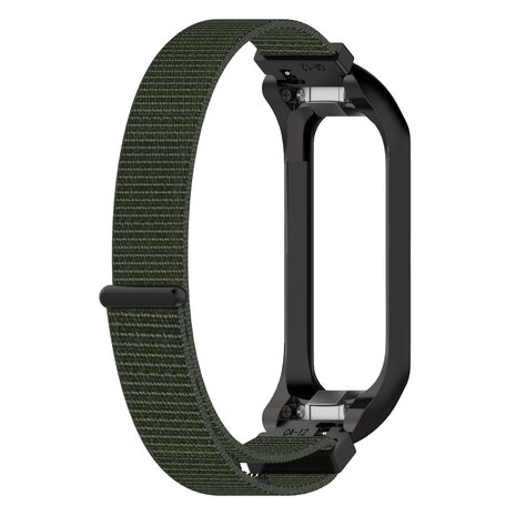 Nylon Sport Loop Armband - Dunkelgrün - Samsung Galaxy Fit 2
