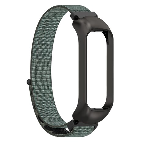 Nylon Sport Loop Armband - Grün/Grau - Samsung Galaxy Fit 2
