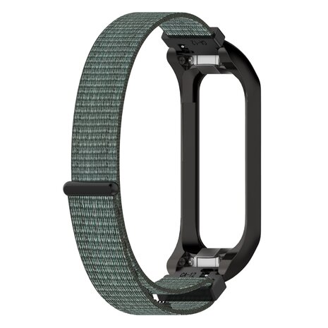 Nylon Sport Loop Armband - Grün/Grau - Samsung Galaxy Fit 2