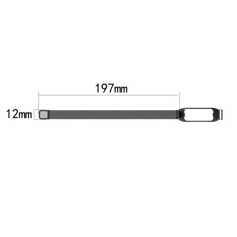 Milanaise Armband - Silber - Samsung Galaxy Fit 2