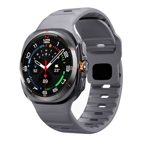 Wave Silikonarmband - Dunkelgrau - Samsung Galaxy Watch Ultra 47mm
