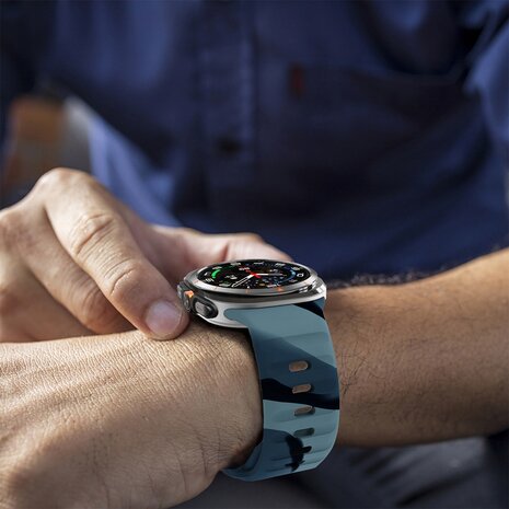 Wave Silikonarmband - Camouflage - Samsung Galaxy Watch Ultra 47mm