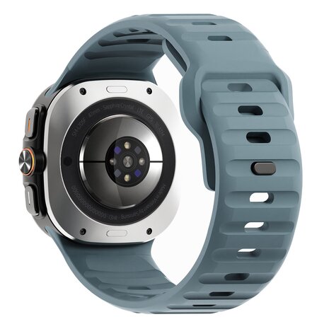 Wave Silikonarmband - Grau-Blau - Samsung Galaxy Watch Ultra 47mm