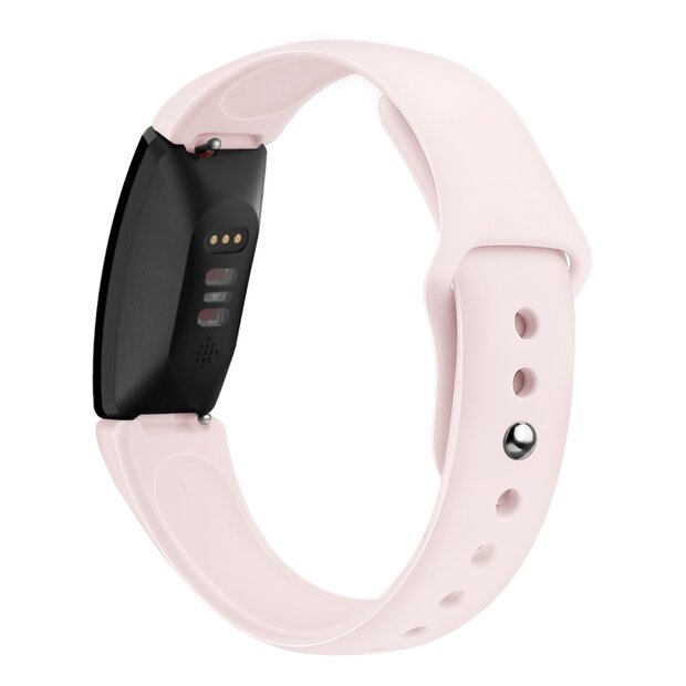 Fitbit Inspire 1 / HR / Ace 2 Silikonband - Gr&ouml;&szlig;e: Gro&szlig; - Sand Pink