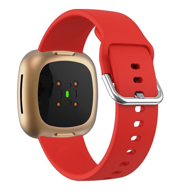 Fitbit Versa 3 &amp; 4 / Sense 1 &amp; 2 - Silikonband - Rot