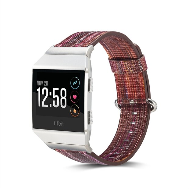 Fitbit Ionic TPU Armband - Bordeaux / Braun