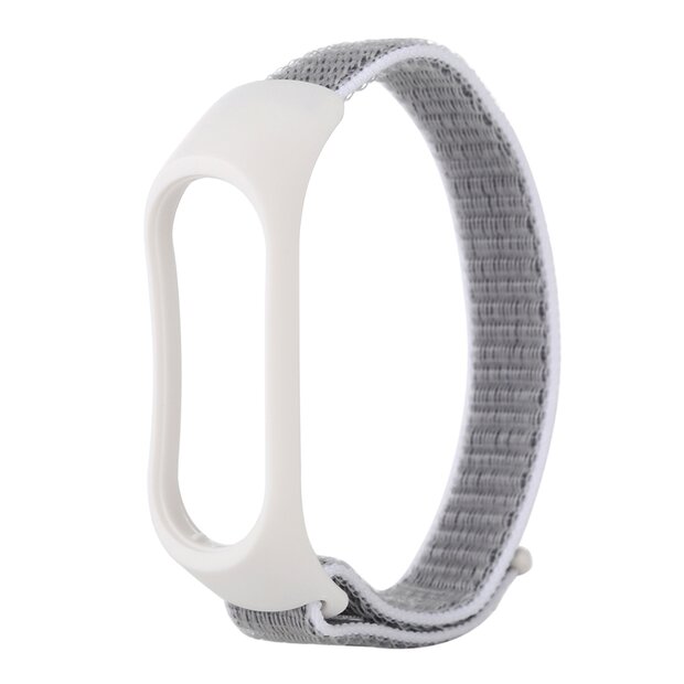 Nylon-Gewebeband Xiaomi Mi Band 3 / 4 / 5  / 6 / 7 - Wei&szlig;