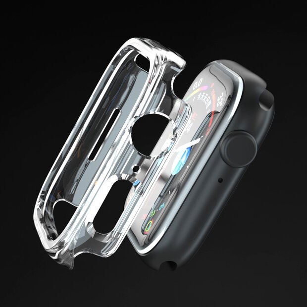 Hartschalengeh&auml;use 45mm - Transparent - Geeignet f&uuml;r Apple Watch 45mm