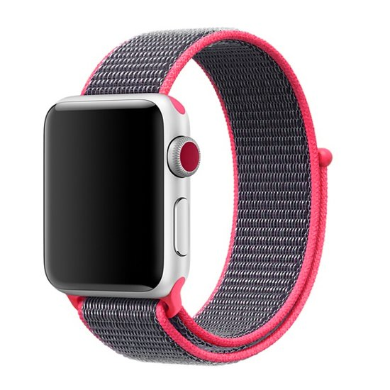 Sport Loop Armband - Magenta - Geeignet f&uuml;r Apple Watch 38mm / 40mm / 41mm / 42mm