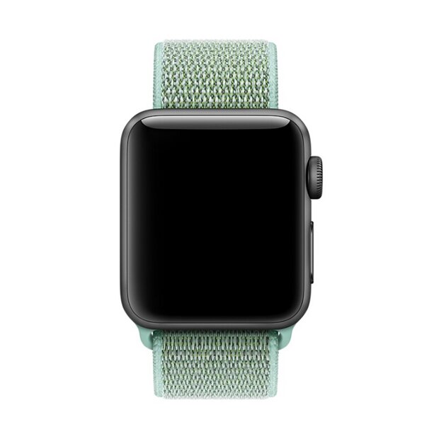 Sport Loop Armband - Mintgr&uuml;n - Geeignet f&uuml;r Apple Watch 38mm / 40mm / 41mm / 42mm