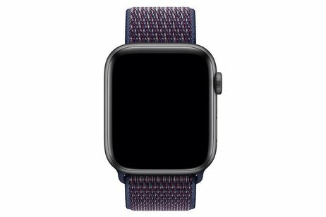 Sport Loop Armband - Dunkelviolett - Geeignet f&uuml;r Apple Watch 44mm / 45mm / 46mm / 49mm