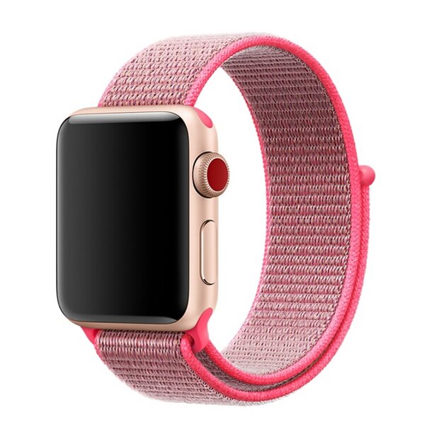 Sport Loop Armband - Pink - Geeignet f&uuml;r Apple Watch 44mm / 45mm / 46mm / 49mm