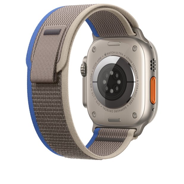 Trail Armband - Grau - Geeignet f&uuml;r Apple Watch 38mm / 40mm / 41mm / 42mm