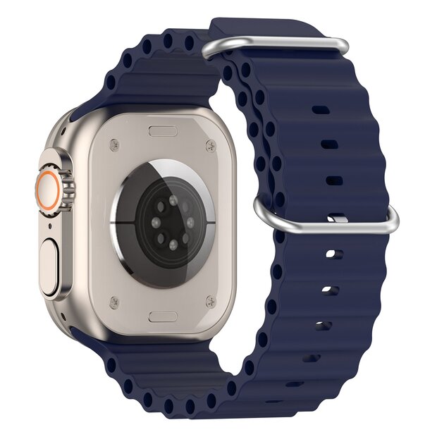 Armband Ocean - Marineblau - Geeignet f&uuml;r Apple Watch 44mm / 45mm / 46mm / 49mm