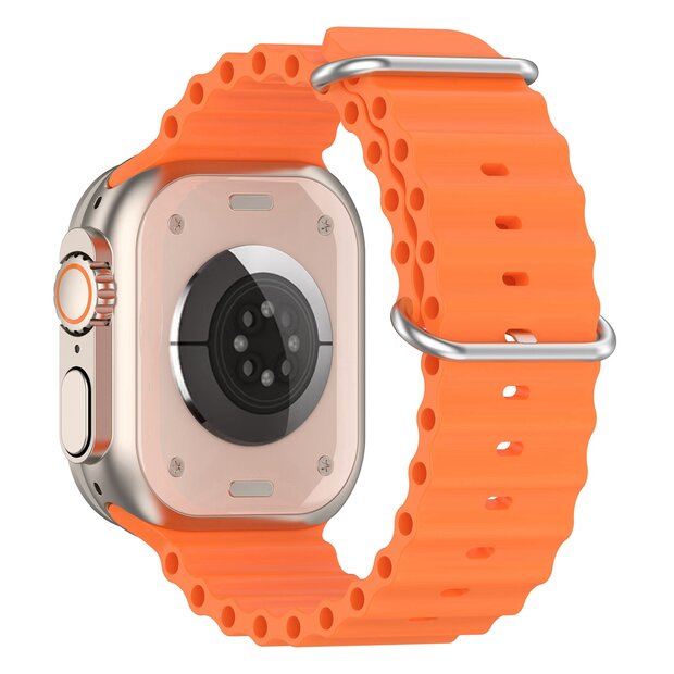 Ocean Armband - Orange - Geeignet f&uuml;r Apple Watch 44mm / 45mm / 46mm / 49mm