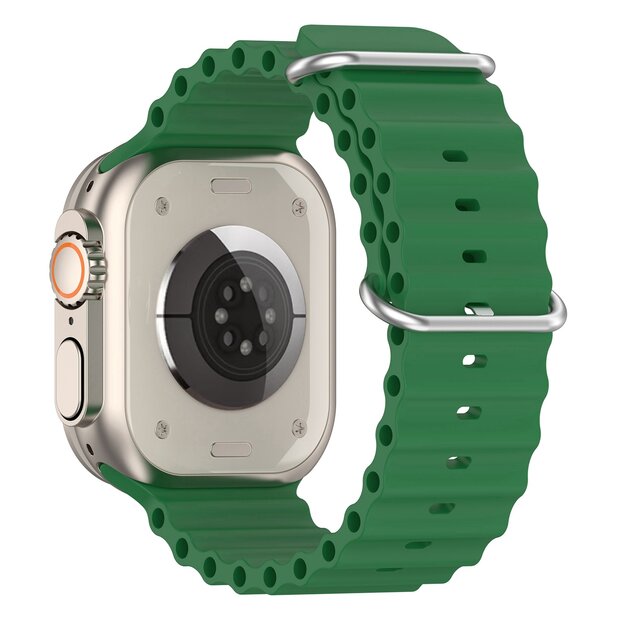 Ocean Armband - Gr&uuml;n - Geeignet f&uuml;r Apple Watch 44mm / 45mm / 46mm / 49mm